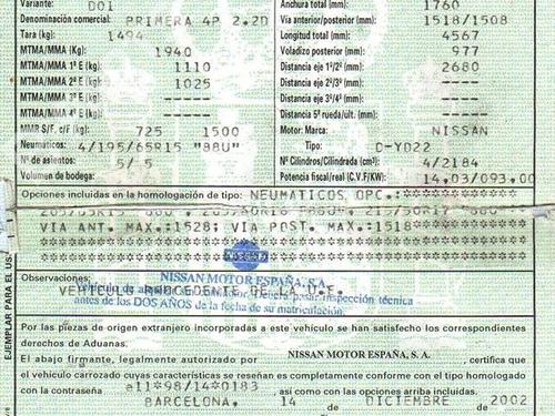 Kombinert Instrument NISSAN PRIMERA (P12) 2.2 Di | BP20119928C47 