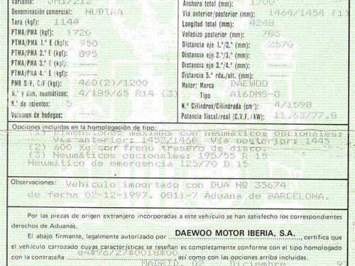 Right headlight DAEWOO NUBIRA (J100) 1.6 | BP11798639C29 - Image 5