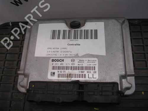 Used Electronic module OPEL ASTRA G Hatchback (T98) 2.0 DI (F08, F48) (82 hp) 20121147