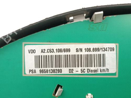 Instrument cluster PEUGEOT 407 SW (6E_, 6D_) 2.0 HDi 135 | BP23276685C47 