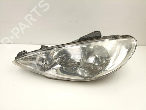 Used Left headlight PEUGEOT 206 Hatchback (2A/C) 1.9 D (69 hp) 18963790