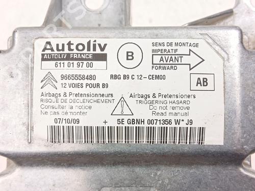 Airbag styreenhed CITROËN BERLINGO MULTISPACE (B9) 1.6 HDi 110 | BP29566527M53 