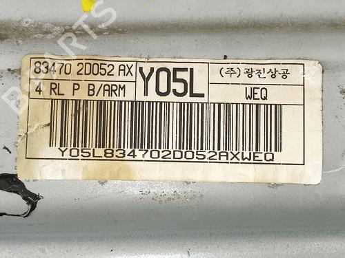 Rear left window mechanism HYUNDAI ELANTRA III Saloon (XD) 2.0 CRDi | BP12207136C24 