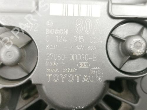 Alternator TOYOTA COROLLA (_E12_) 1.6 VVT-i (ZZE121_, ZZE121R) | BP23503595M7 