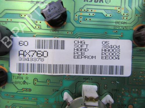Instrument cluster NISSAN MICRA III (K12) 1.2 16V | BP20120356C47 