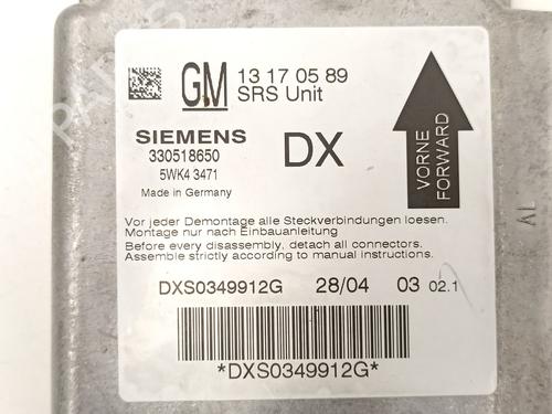 Kollisjonspute styreenhet OPEL VECTRA C (Z02)  | BP24508027M53 
