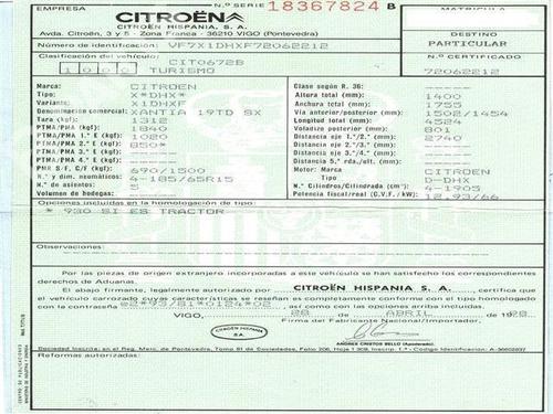 Right taillight CITROËN XANTIA (X1_, X2_) 1.9 Turbo D | BP11949016C35 