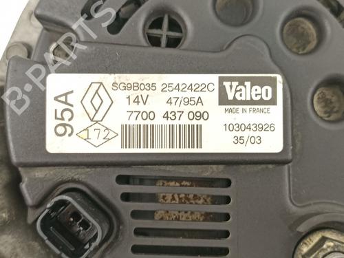 Alternator RENAULT CLIO II (BB_, CB_) 1.2 16V (BB05, BB0W, BB11, BB27, BB2T, BB2U, BB2V, CB05,... | BP16011324M7 