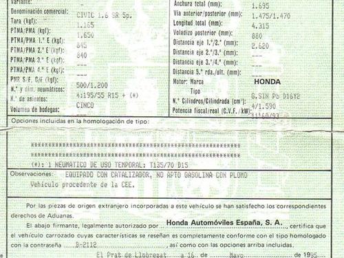 Ignition barrel HONDA CIVIC VI Fastback (MA, MB) 1.6 i Vtec (MB1) | BP11735592M48 