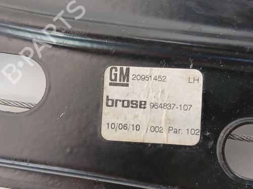Front left window mechanism OPEL INSIGNIA A (G09) 2.0 CDTI (68) | BP38074834C22 - Image 13