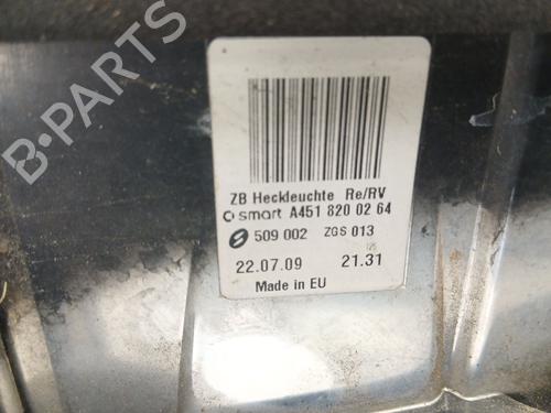 Right taillight SMART FORTWO Coupe (451) 1.0 Turbo (451.332) | BP34634046C35 - Image 8