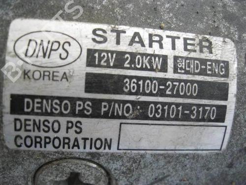 Starter KIA CERATO I Hatchback (LD) 2.0 CRDi | BP20116761M8 