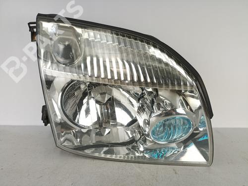 Højre forlygte NISSAN X-TRAIL I (T30) 2.2 dCi 4x4 (136 hp) 9827931