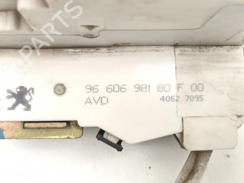 Front right lock PEUGEOT 407 (6D_) 2.0 HDi 135 (6DRHRH, 6DRHRE, 6DRHRG, 6DRHRJ) | BP16766586C97 