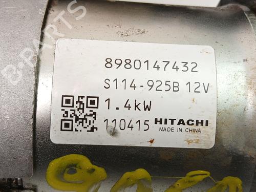 Starter OPEL ASTRA J (P10) 1.7 CDTI (68) | BP37271536M8 - Image 7