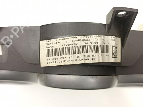 Instrument cluster PEUGEOT 207 (WA_, WC_) 1.4 | BP16929643C47 