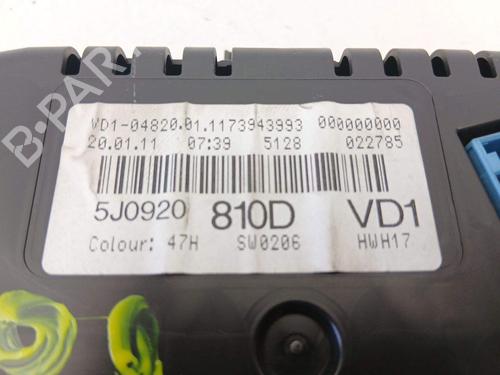 Instrument cluster SKODA FABIA II (542) 1.6 TDI | BP27242542C47 - Image 8