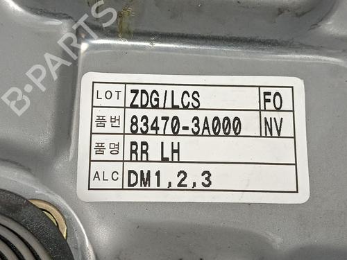 Rear left window mechanism HYUNDAI TRAJET (FO) 2.0 CRDi | BP12538154C24 