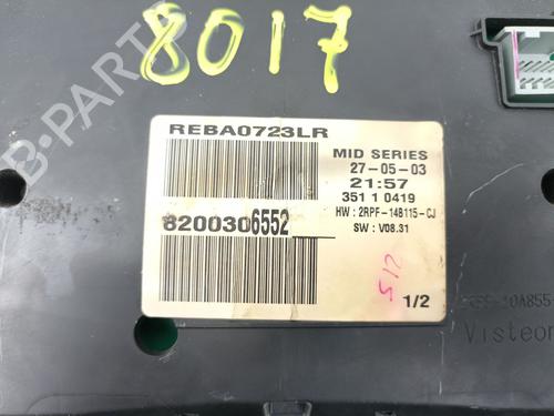 Instrument cluster RENAULT MEGANE II (BM0/1_, CM0/1_) 1.9 dCi (BM0G, CM0G) | BP15586563C47 
