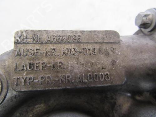 Turbocharger/Supercharger MERCEDES-BENZ VANEO (414)  | BP20118508M71 