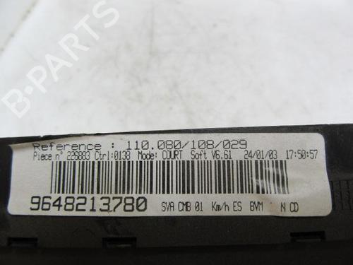 Instrument cluster PEUGEOT 406 (8B) 1.8 16V | BP20117863C47 