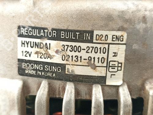 Alternator HYUNDAI ELANTRA III Saloon (XD) 2.0 CRDi | BP12226106M7 