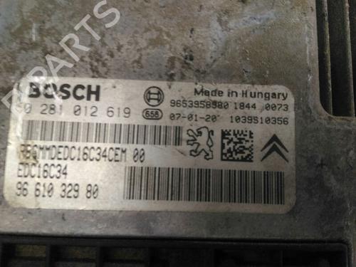 Engine control unit (ECU) PEUGEOT PARTNER Box Body/MPV | BP9775842M57