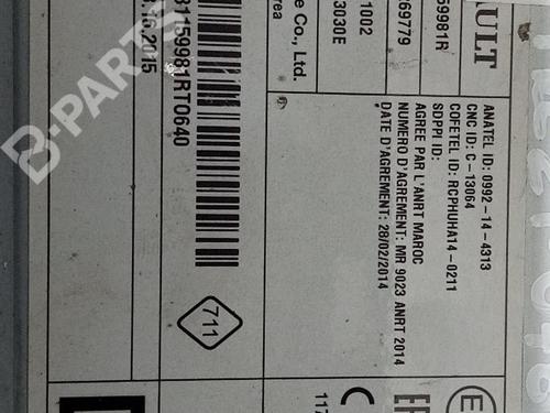 Radio RENAULT CLIO IV (BH_) 1.5 dCi 75 | BP9797994E6