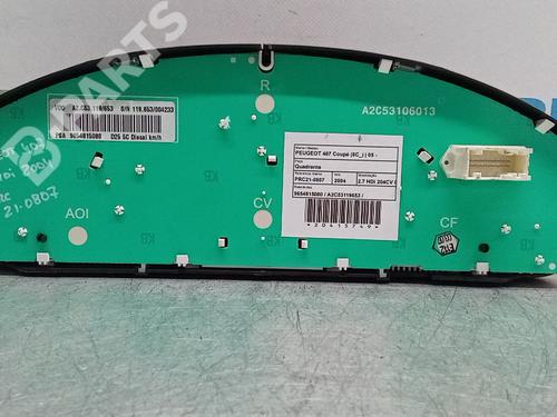 Instrument cluster PEUGEOT 407 Coupe (6C_) 2.7 HDi | BP9798928C47 