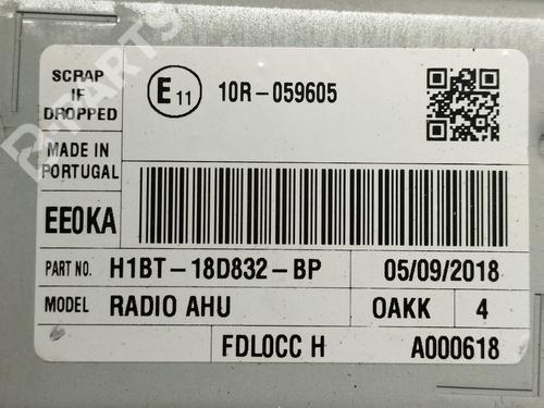 Radio FORD FIESTA VII (HJ, HF) 1.0 EcoBoost | BP9802556E6