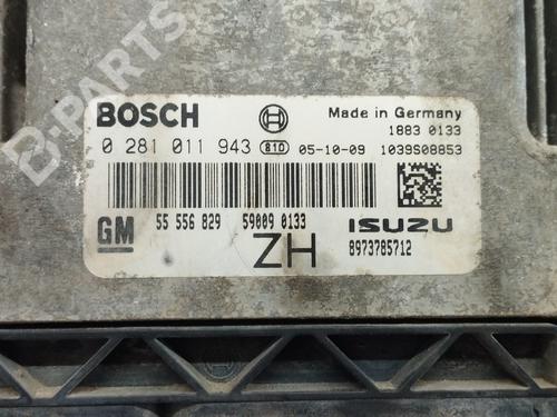 Engine control unit (ECU) OPEL ASTRA H Estate (A04) 1.7 CDTI (L35) | BP9805672M57