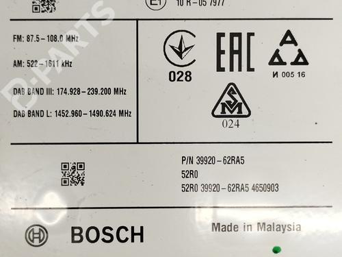 Radio SUZUKI IGNIS III (MF, FF) 1.2 (ATK412) | BP9861969E6 