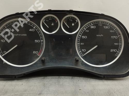 Used Instrument cluster PEUGEOT 307 (3A/C) 1.6 HDi 110 (109 hp) 9955447