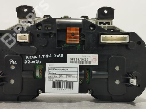 Instrument cluster NISSAN MICRA V (K14) 1.5 DCI | BP10775810C47 