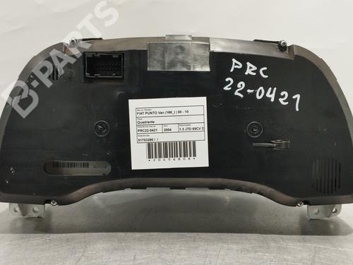 Instrument cluster FIAT PUNTO Hatchback Van (188_) 1.3 JTD | BP10779832C47 