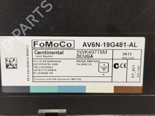 Comfort control module FORD FOCUS III Turnier 1.6 TDCi | BP13633312M56