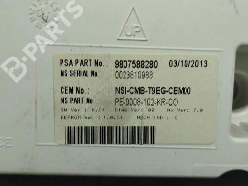 Instrument cluster PEUGEOT 308 II (LB_, LP_, LW_, LH_, L3_) 1.6 HDi / BlueHDi 115 | BP11685092C47