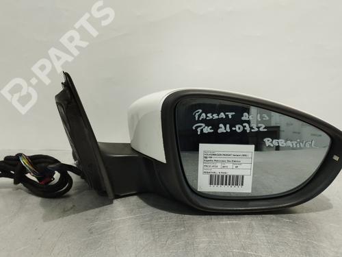 Right mirror VW PASSAT B7 Variant (365) 1.6 TDI (105 hp) REBATIVEL