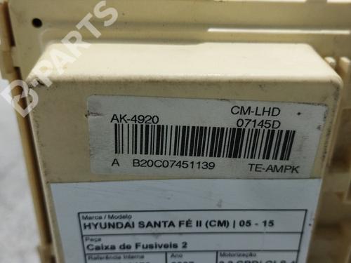 Fuse box HYUNDAI SANTA FÉ II (CM) 2.2 CRDi GLS 4x4 | BP12090375E1 