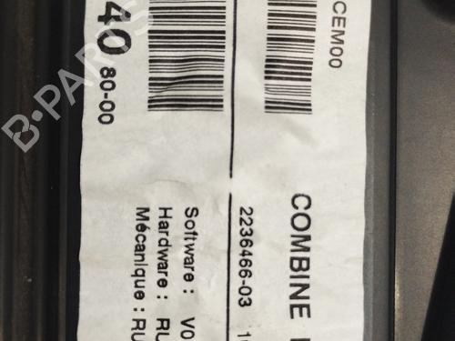 Instrument cluster CITROËN C-ELYSEE (DD_) 1.6 HDI 92 | BP13074049C47 