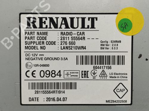 Bilradio RENAULT CLIO IV (BH_) 0.9 TCe 90 (BHNF, BHMA, BHMH, BHJK, BHJR) | BP14988432E6