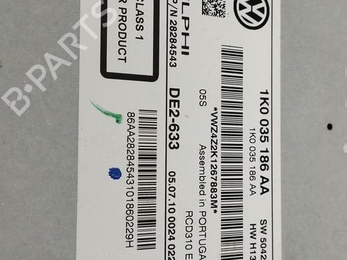 Bilradio VW GOLF VI (5K1) 1.6 TDI | BP15076219E6