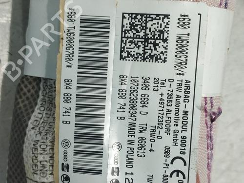 Left curtain airbag AUDI A1 Sportback (8XA, 8XF) 1.6 TDI | BP15410656C11 
