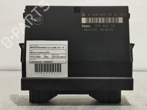 Ander MERCEDES-BENZ CLK (C209) CLK 270 CDI (209.316) (170 hp) 16126795