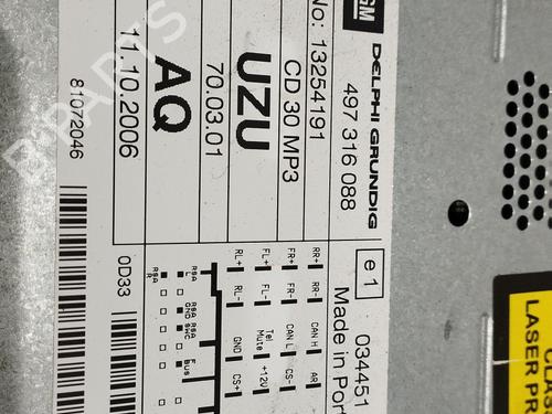 Autoradio OPEL CORSA D (S07) 1.3 CDTI (L08, L68) | BP17032927E6 