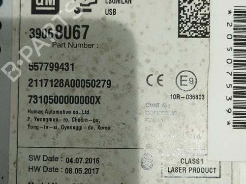 Radio OPEL CORSA E Hatchback Van (X15) 1.3 CDTI (08) | BP17674138E6