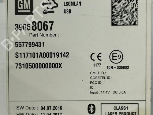 Bilradio OPEL CORSA E Hatchback Van (X15) 1.3 CDTI (08) | BP17794356E6