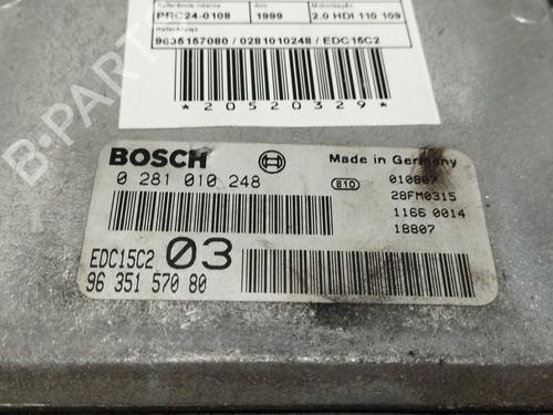 Engine control unit (ECU) PEUGEOT 406 (8B) 2.0 HDI 110 | BP19708071M57