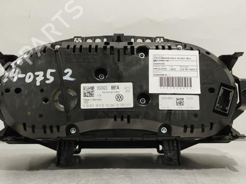Instrument cluster VW GOLF VII (5G1, BQ1, BE1, BE2) 1.6 TDI | BP21530176C47