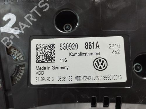 Instrument cluster VW GOLF VII (5G1, BQ1, BE1, BE2) 1.6 TDI | BP21530176C47